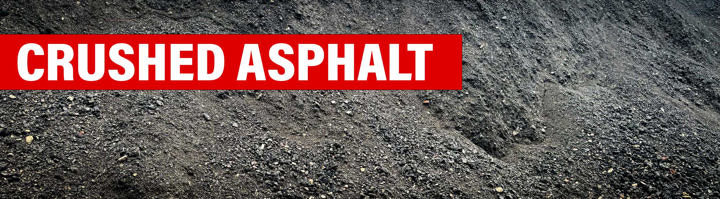 crushed asphalt